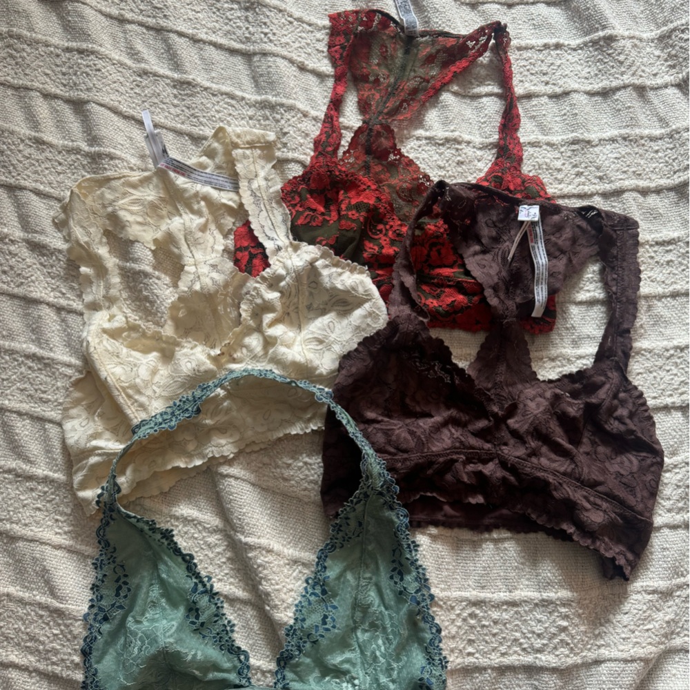 Free People Lace Bralettes
